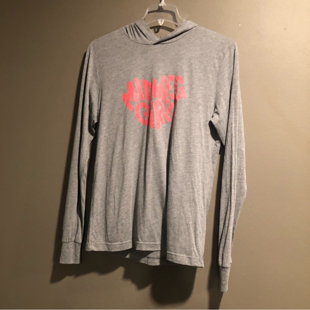 Midwest Girl Logo Hoodie T Shirt Medium